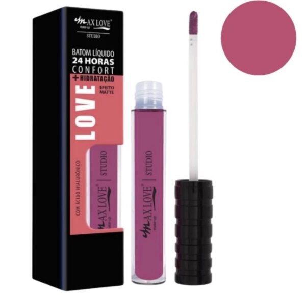 Max Love 24H Confort + Hidratação 728- Batom líquido 4ml