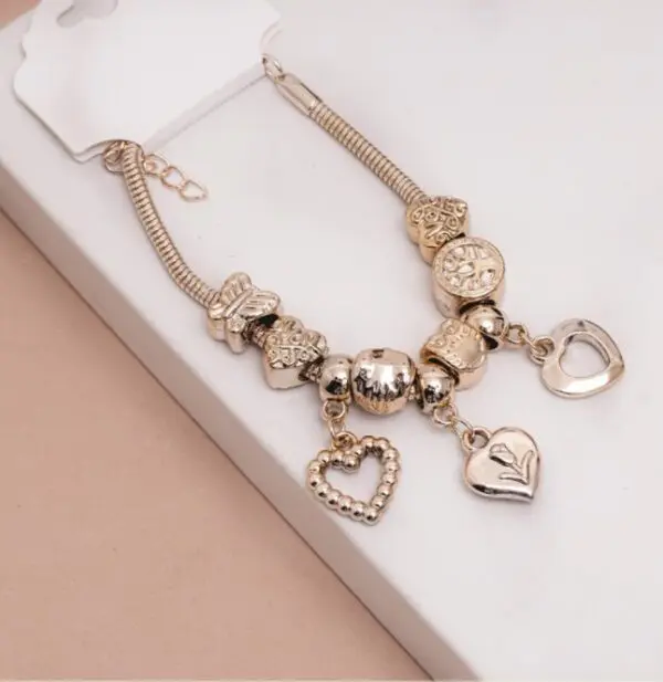 Pulseira Inspired Pandora Dourada