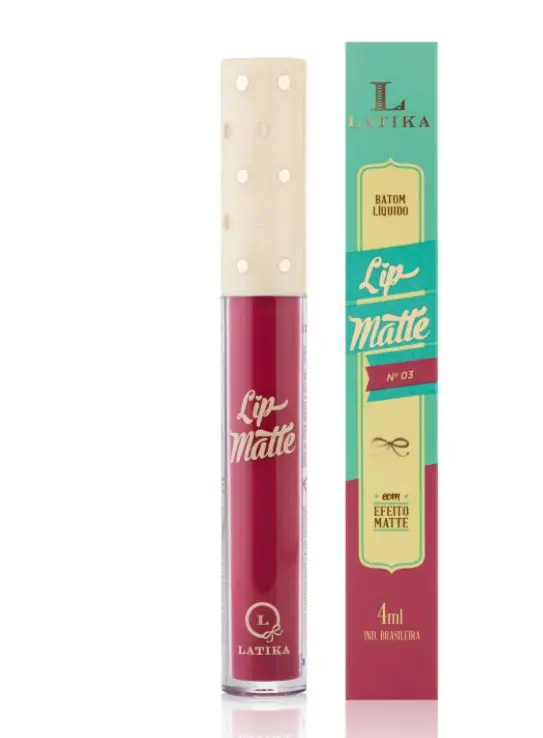 Batom Líquido Latika Lip Matte Rosa Nº03