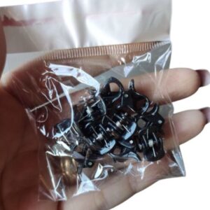 Kit com Presilhas Pretas Mini