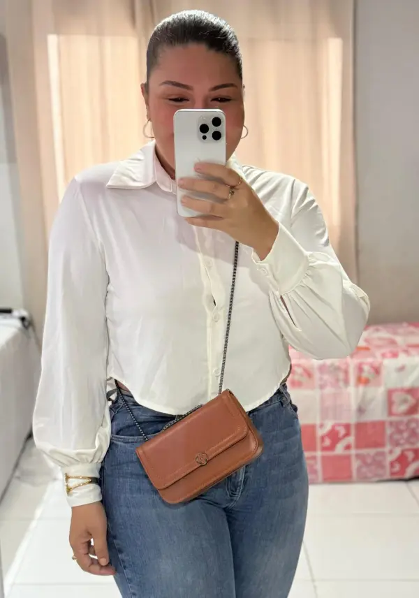 Bolsa Rafa com Alça de Corrente