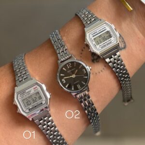 Relógio Prata Casio