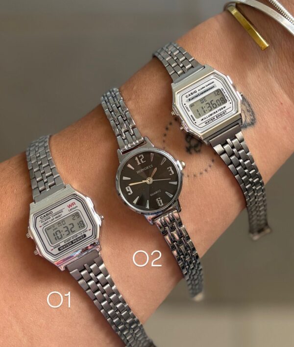 Relógio Prata Casio