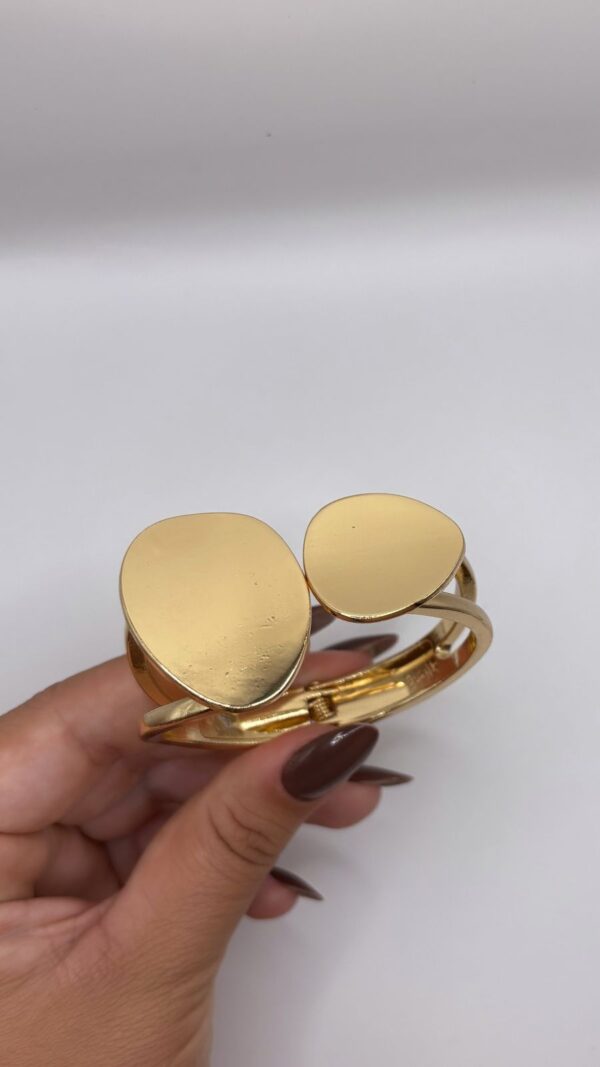 Bracelete Feminino Dourado Glamour - Image 6