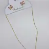 Conjunto Ferminino Brinco e Colar De Borboleta Rose - Image 2