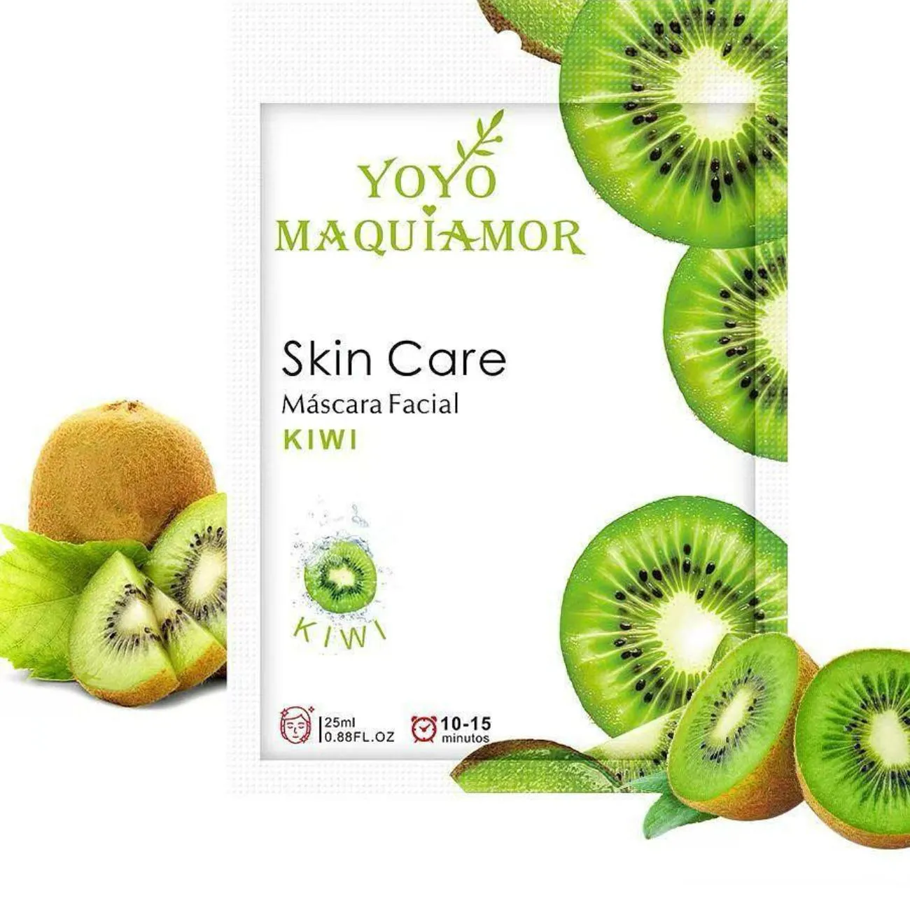 MÁSCARA FACIAL KIWI SKIN CARE - YOYO MAQUIAMOR