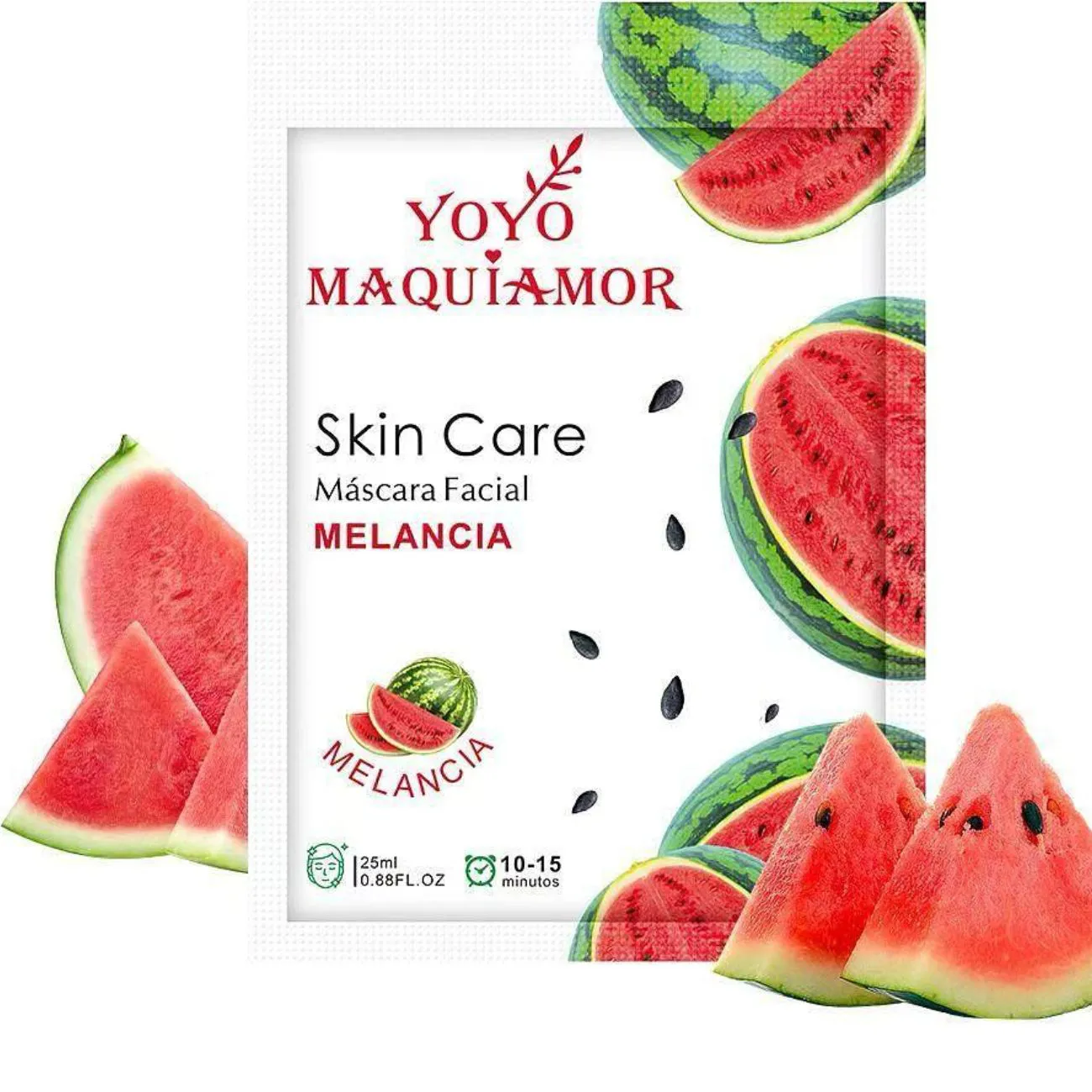 MÁSCARA FACIAL MELANCIA SKIN CARE - YOYO MAQUIAMOR