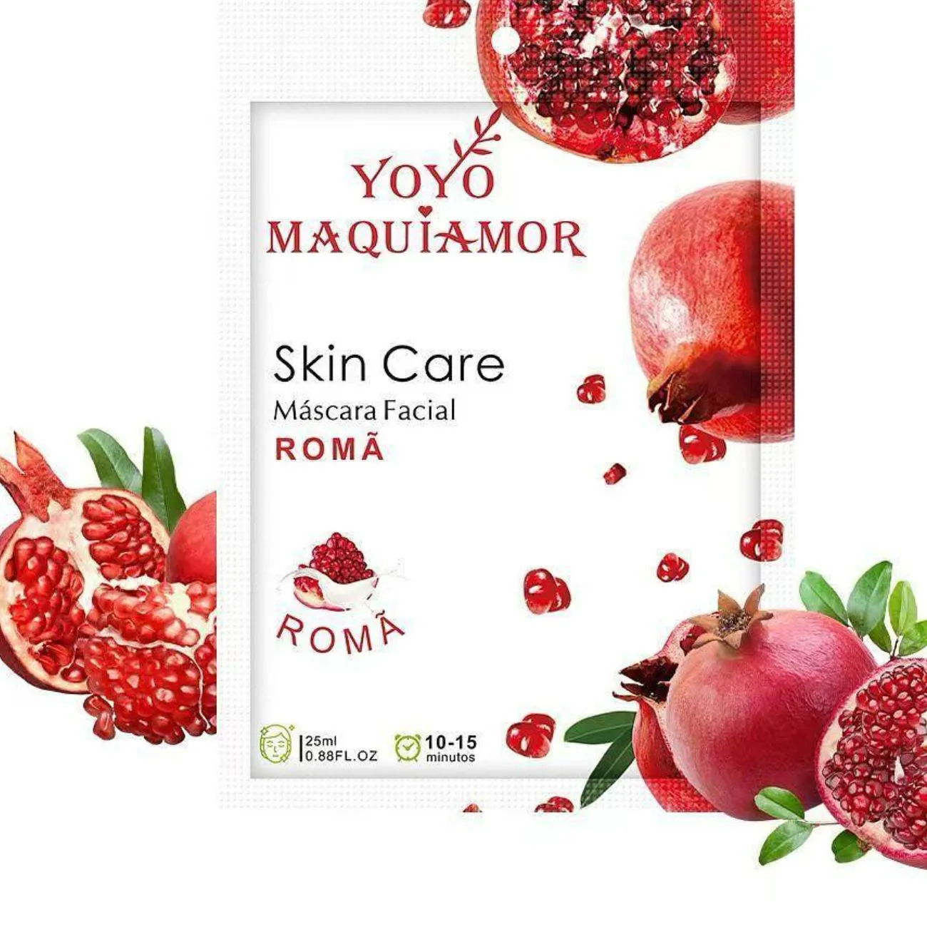 MÁSCARA FACIAL ROMÃ SKIN CARE - YOYO MAQUIAMOR