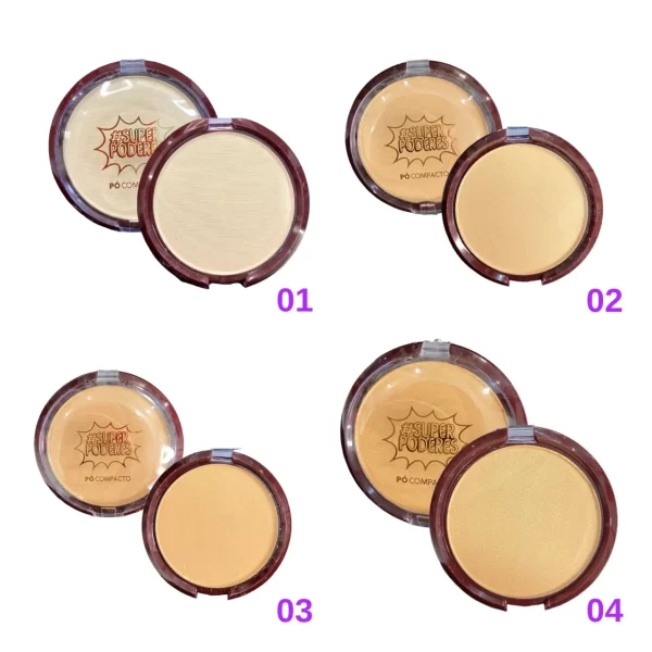 Pó Compacto Classic Cores Claras Super Poderes - Image 3