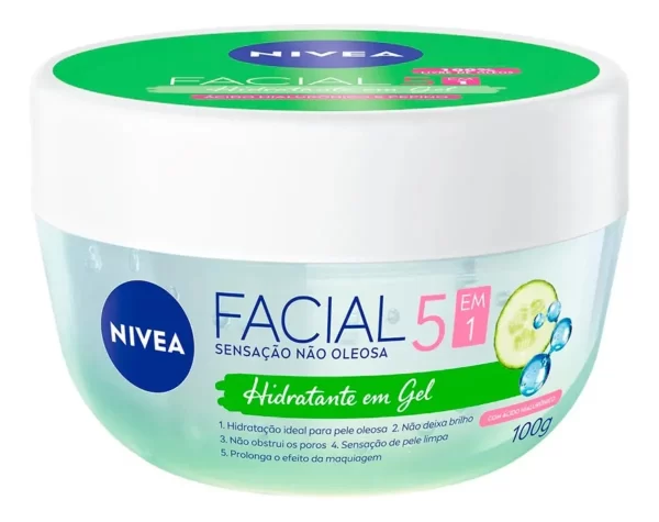 Hidratante em Gel Nivea - Ácido Hialurônico e Pepino