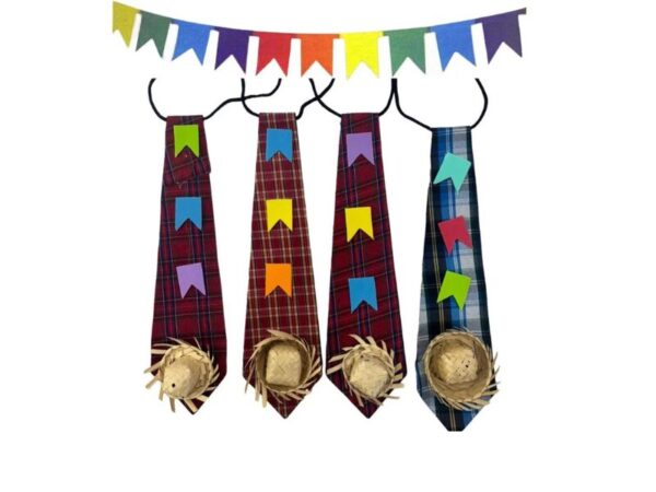 Gravata Caipira Infantil – Festa Junina com Estilo - Image 2
