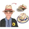 Chapéu de Palha Infantil com Fita Colorida – Festa Junina