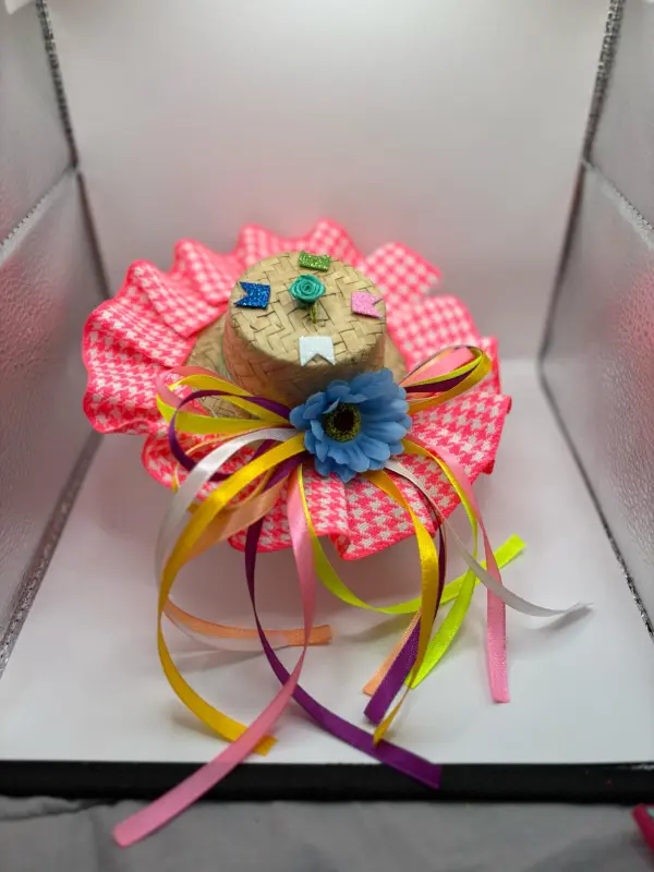 Chapéu Bico de Pato Junino Decorado – Diversas Estampas - Imagem 5