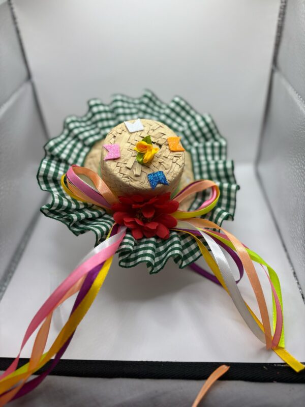 Chapéu Bico de Pato Junino Decorado – Diversas Estampas - Image 10