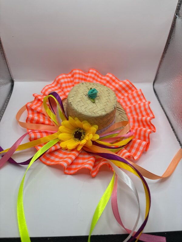 Chapéu Bico de Pato Junino Decorado – Diversas Estampas - Image 15