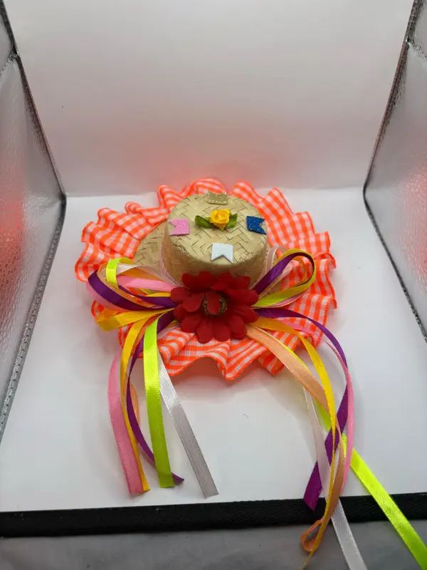 Chapéu Bico de Pato Junino Decorado – Diversas Estampas - Imagem 16