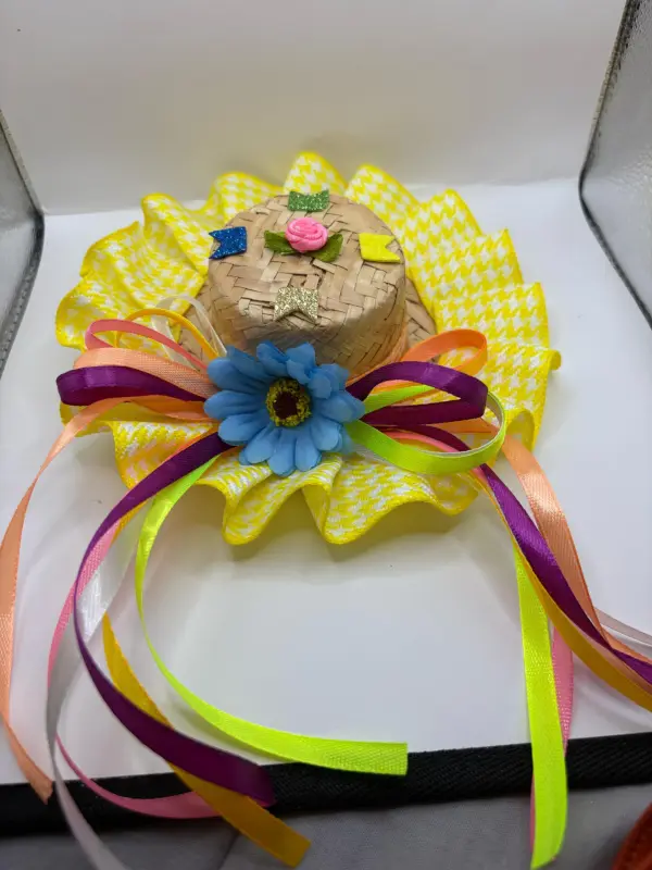 Chapéu Bico de Pato Junino Decorado – Diversas Estampas - Imagem 22
