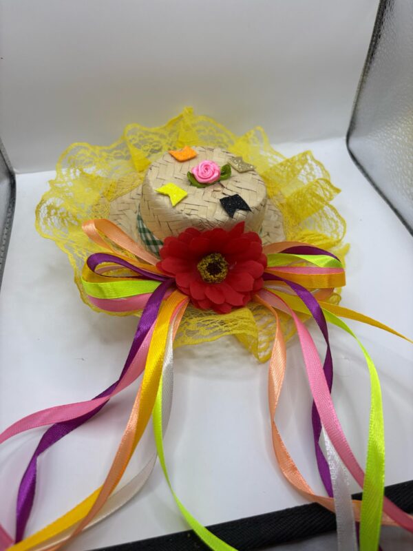 Chapéu Bico de Pato Junino Decorado – Diversas Estampas - Image 24