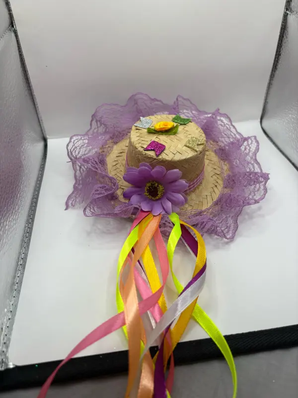 Chapéu Bico de Pato Junino Decorado – Diversas Estampas - Imagem 21