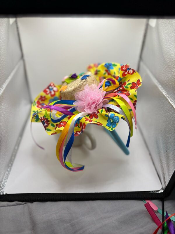 Tiara Junina com Mini Chapéu Decorado – Colorida e Encantadora - Image 5