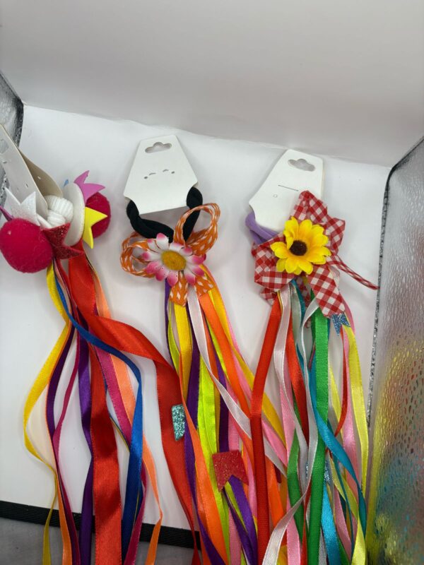 Parzinho de Laços Juninos com Fitas – Para Amarrar o Cabelo - Image 4