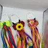 Parzinho de Laços Juninos com Fitas – Para Amarrar o Cabelo - Imagem 6