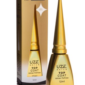 Top Coat Glitter Fofíneo 12ml Uze Nails