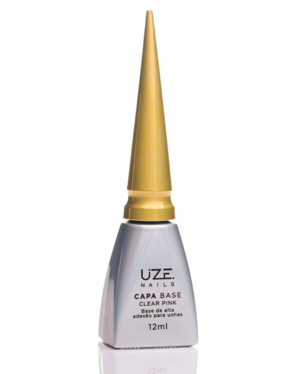 Capa Base Clear Pink 12ml Uze Nails - Imagem 2