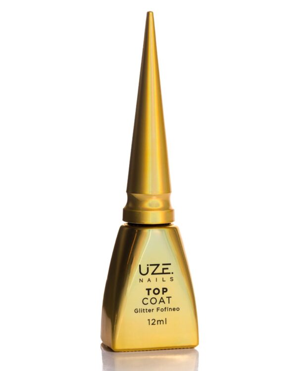 Top Coat Glitter Fofíneo 12ml Uze Nails - Imagem 2