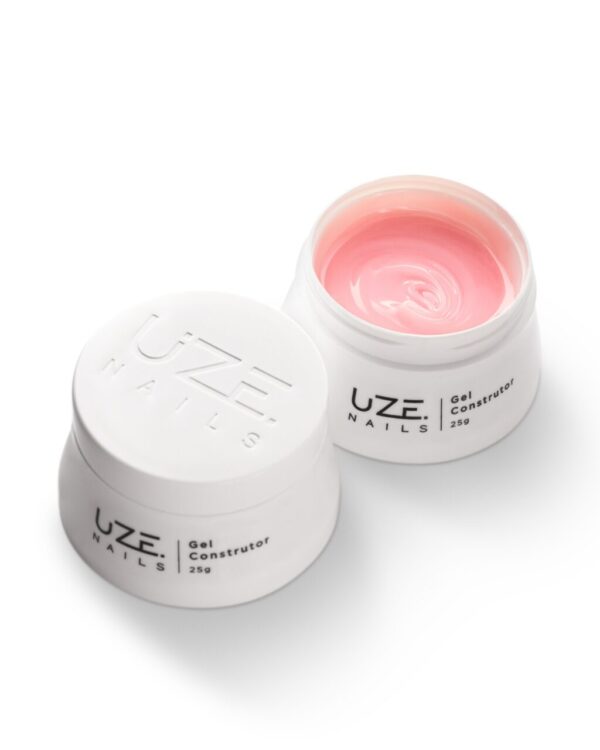 Gel Construtor Natural Pink 25g Uze Nails - Imagem 2