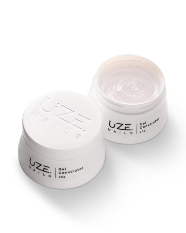 Gel Construtor Natural Clear 25g Uze Nails - Imagem 2
