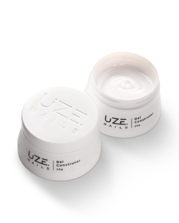 Gel Construtor Natural Baby White 25g Uze Nails - Imagem 2